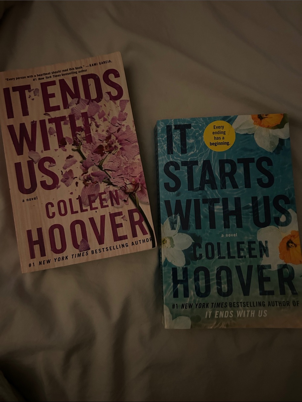 Colleen Hoover Books: it ends with us, it starts with us